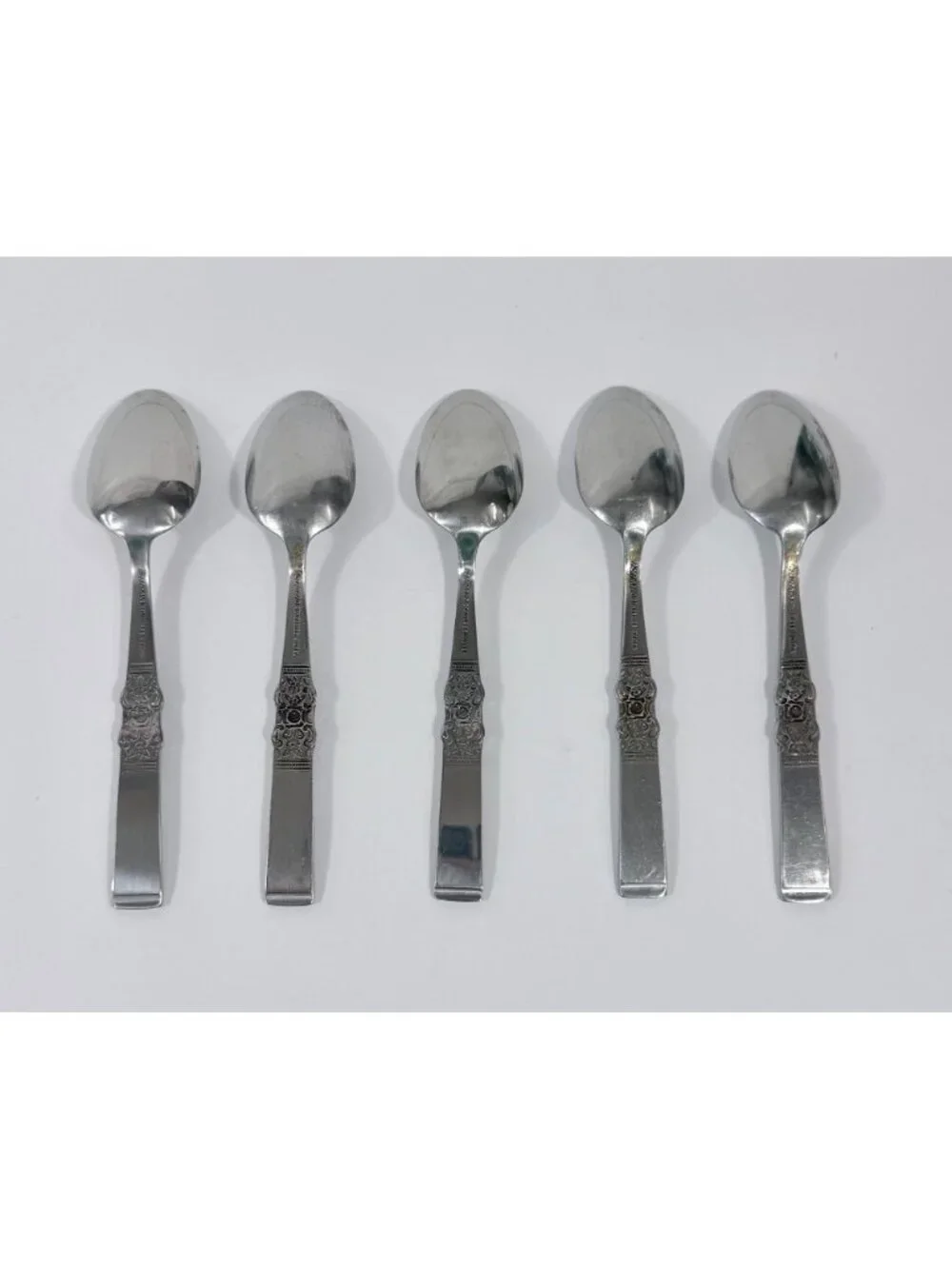 Vintage Northland Oneida Stainless Steel Teaspoon Set Flatware Silverware Decora